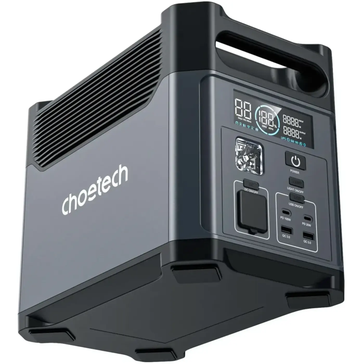 Купить Зарядная станция Choetech BS061 1200W 1024Wh (BS061) - фото 3
