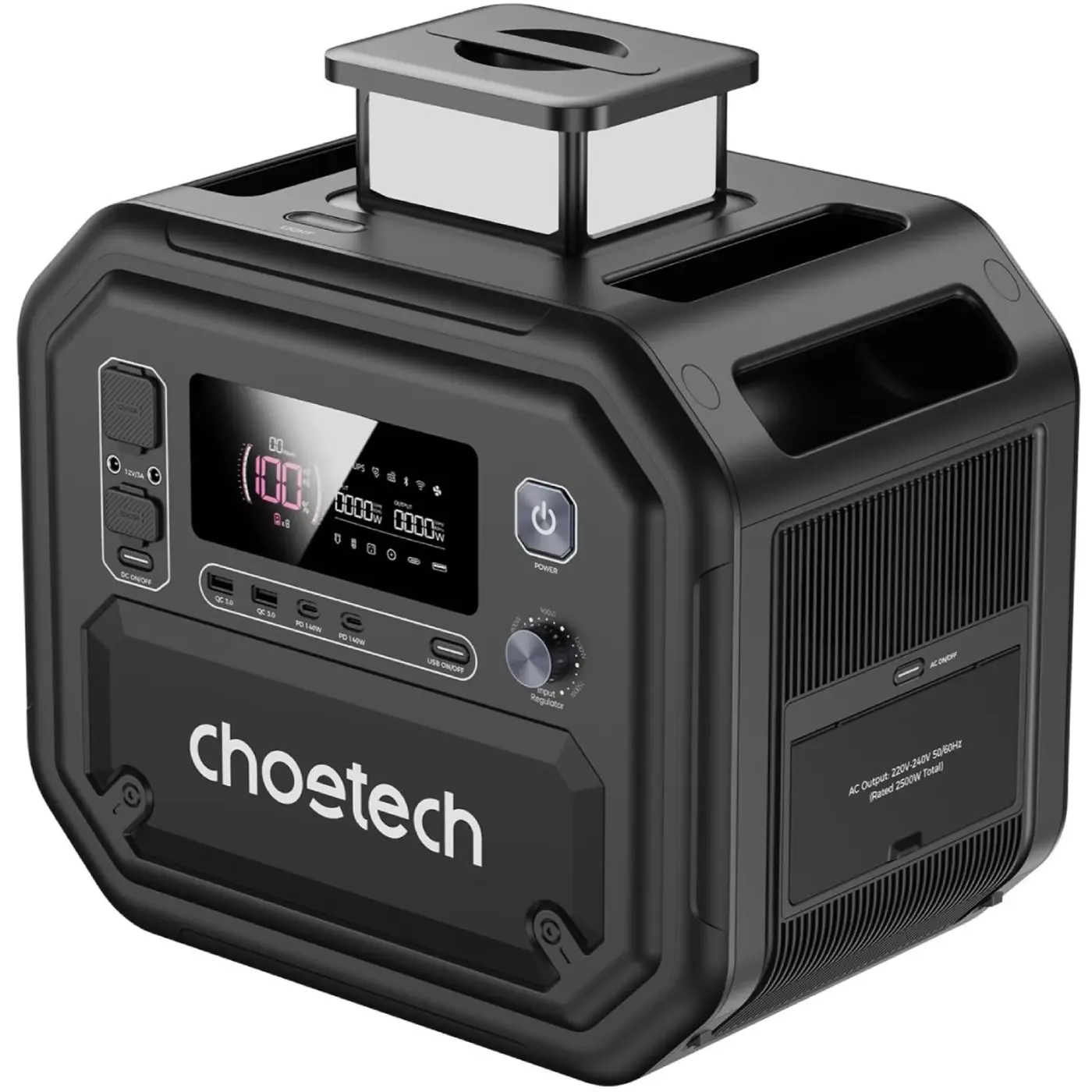Купить Зарядная станция Choetech BS064 2500W 2160Wh (BS064-EU-BK) - фото 1