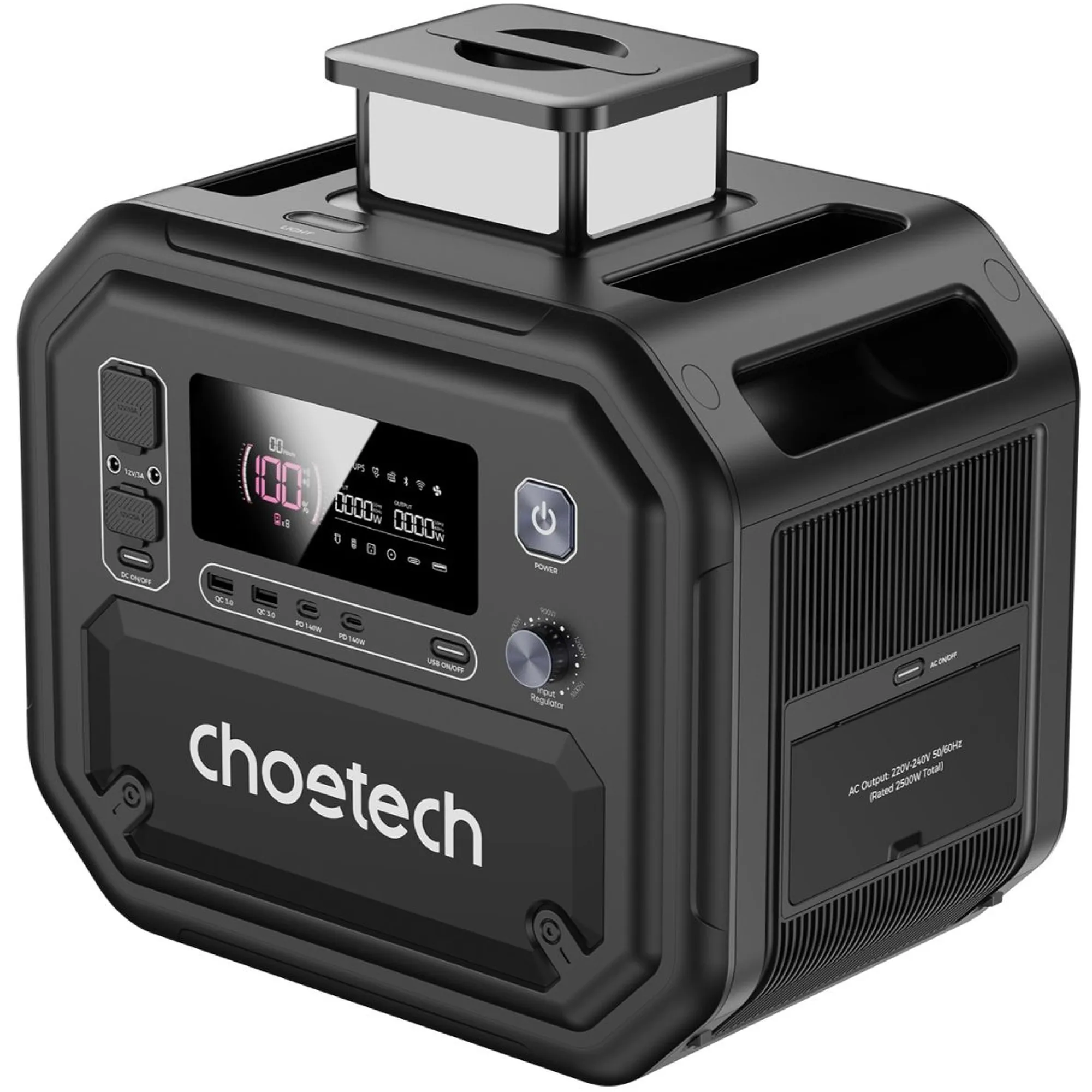 Купить Зарядная станция Choetech BS064 2500W 2160Wh (BS064-EU-BK) - фото 1
