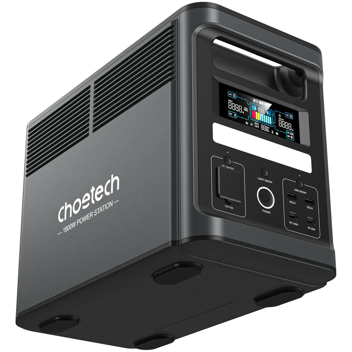Купить Зарядная станция Choetech BS065 1800W 1536Wh (BS065-EU-BK) - фото 3