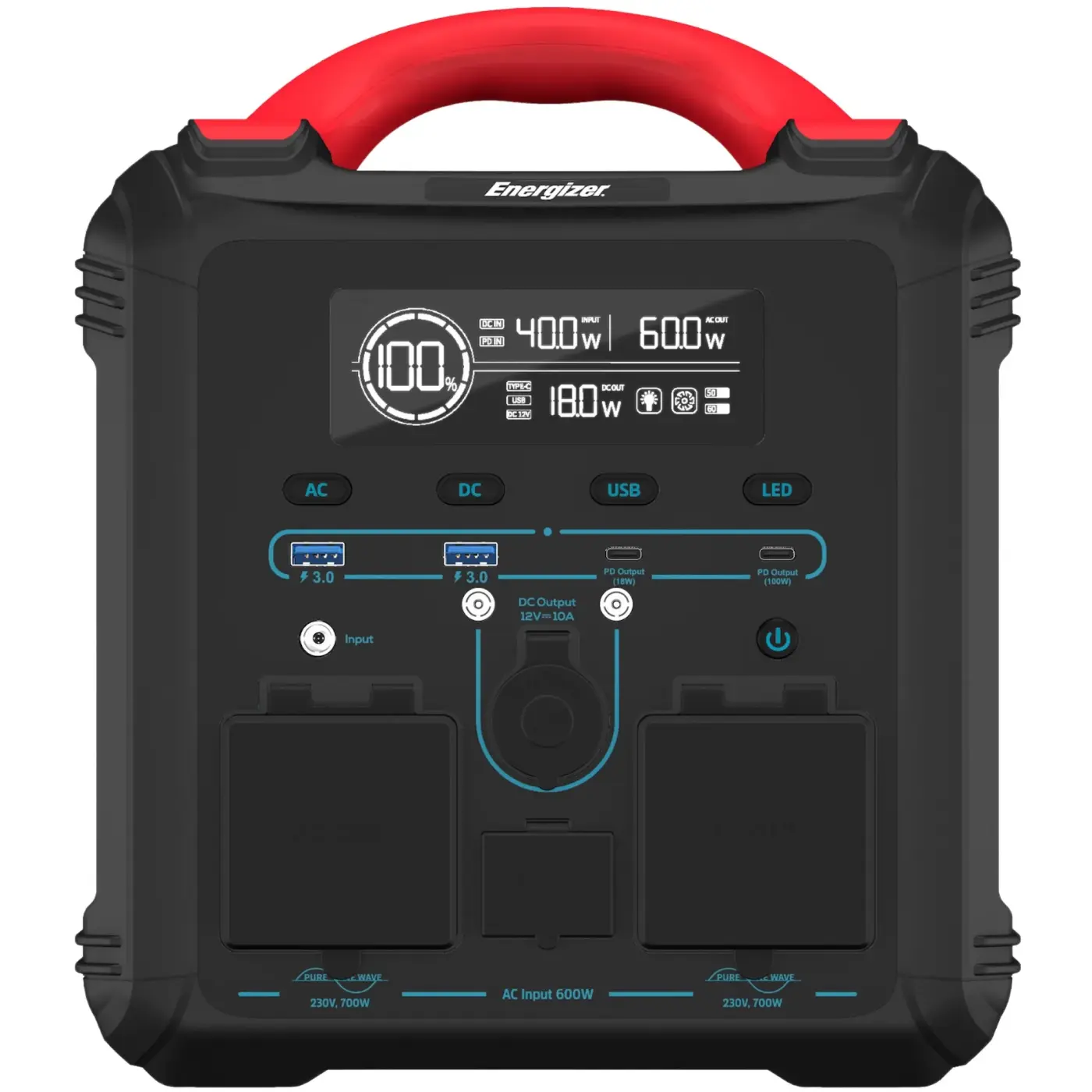 Купить Зарядная станция Energizer 700W 551Wh (PPS550W1F) - фото 1