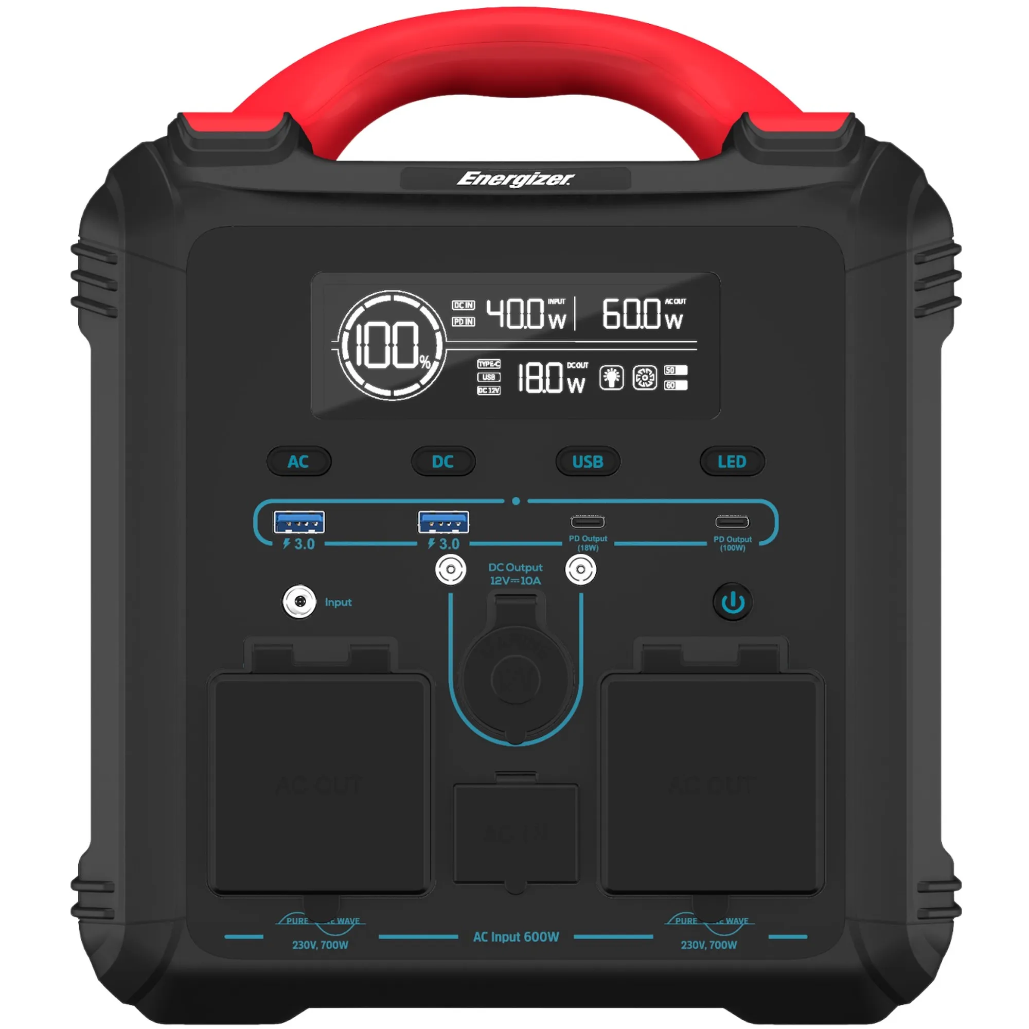 Купить Зарядная станция Energizer 700W 551Wh (PPS550W1F) - фото 1