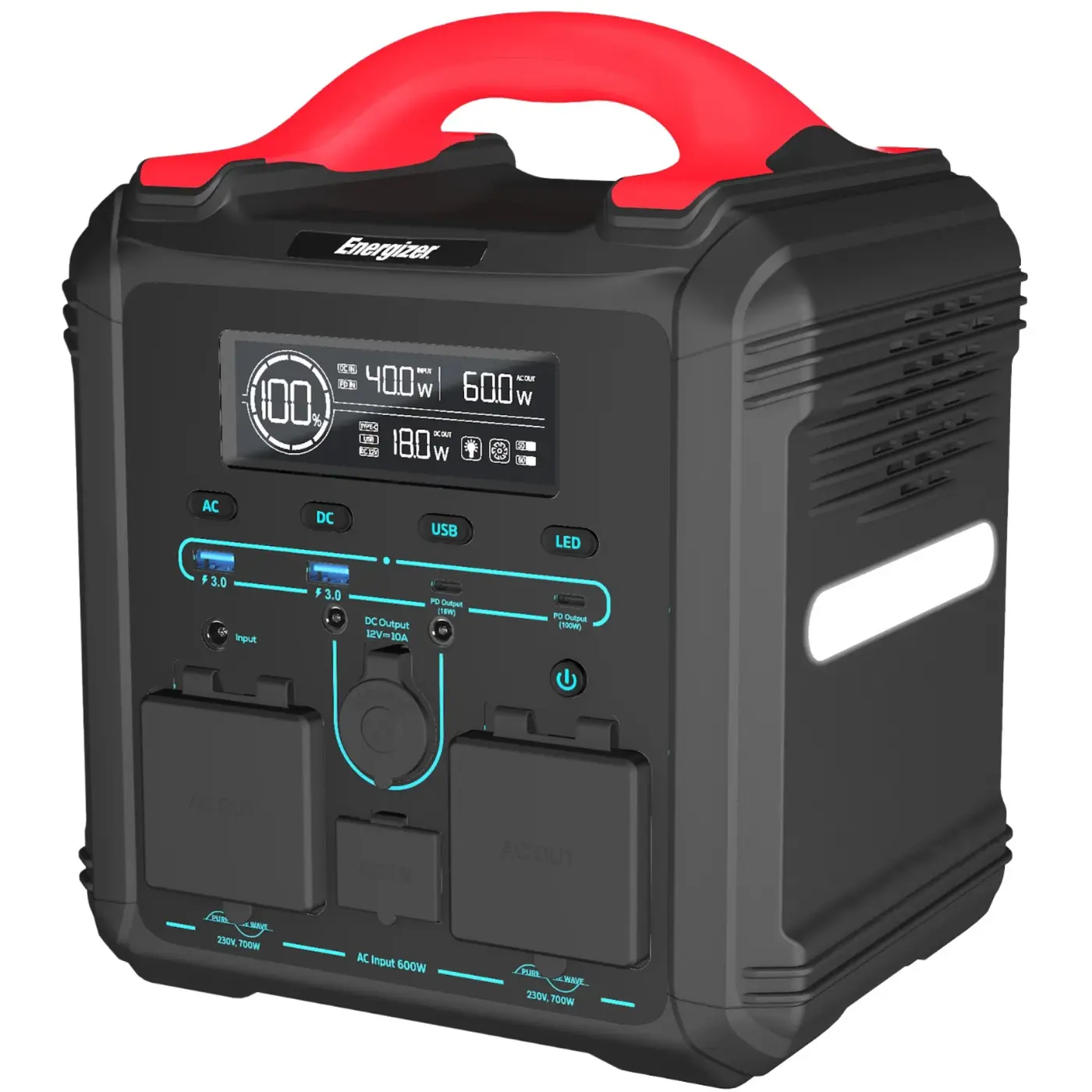 Купить Зарядная станция Energizer 700W 551Wh (PPS550W1F) - фото 2