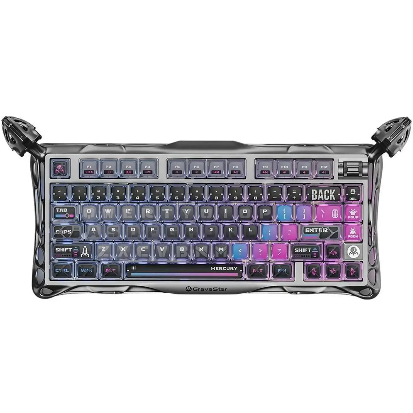 Купить Клавиатура Gravastar Mercury K1 Pro TKL Cyberpunk (GSK1PRO_CBLK) - фото 1