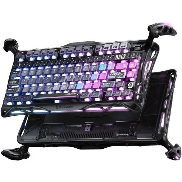 Купить Клавиатура Gravastar Mercury K1 Pro TKL Cyberpunk (GSK1PRO_CBLK) - фото 3
