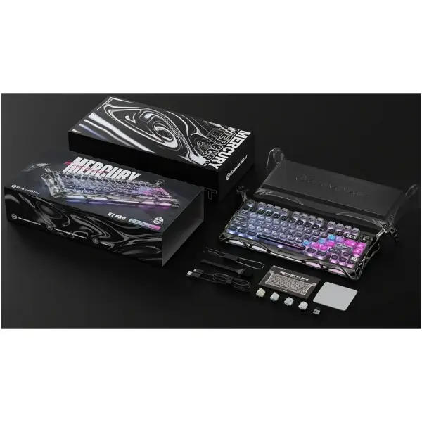 Купить Клавиатура Gravastar Mercury K1 Pro TKL Cyberpunk (GSK1PRO_CBLK) - фото 8