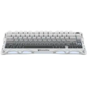 Купить Клавиатура GravaStar Mercury K1 TKL Wireless/Bluetooth/USB UA White (GSK1_GWHT) - фото 1