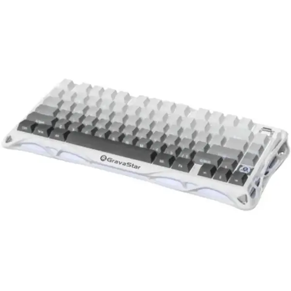 Купить Клавиатура GravaStar Mercury K1 TKL Wireless/Bluetooth/USB UA White (GSK1_GWHT) - фото 2