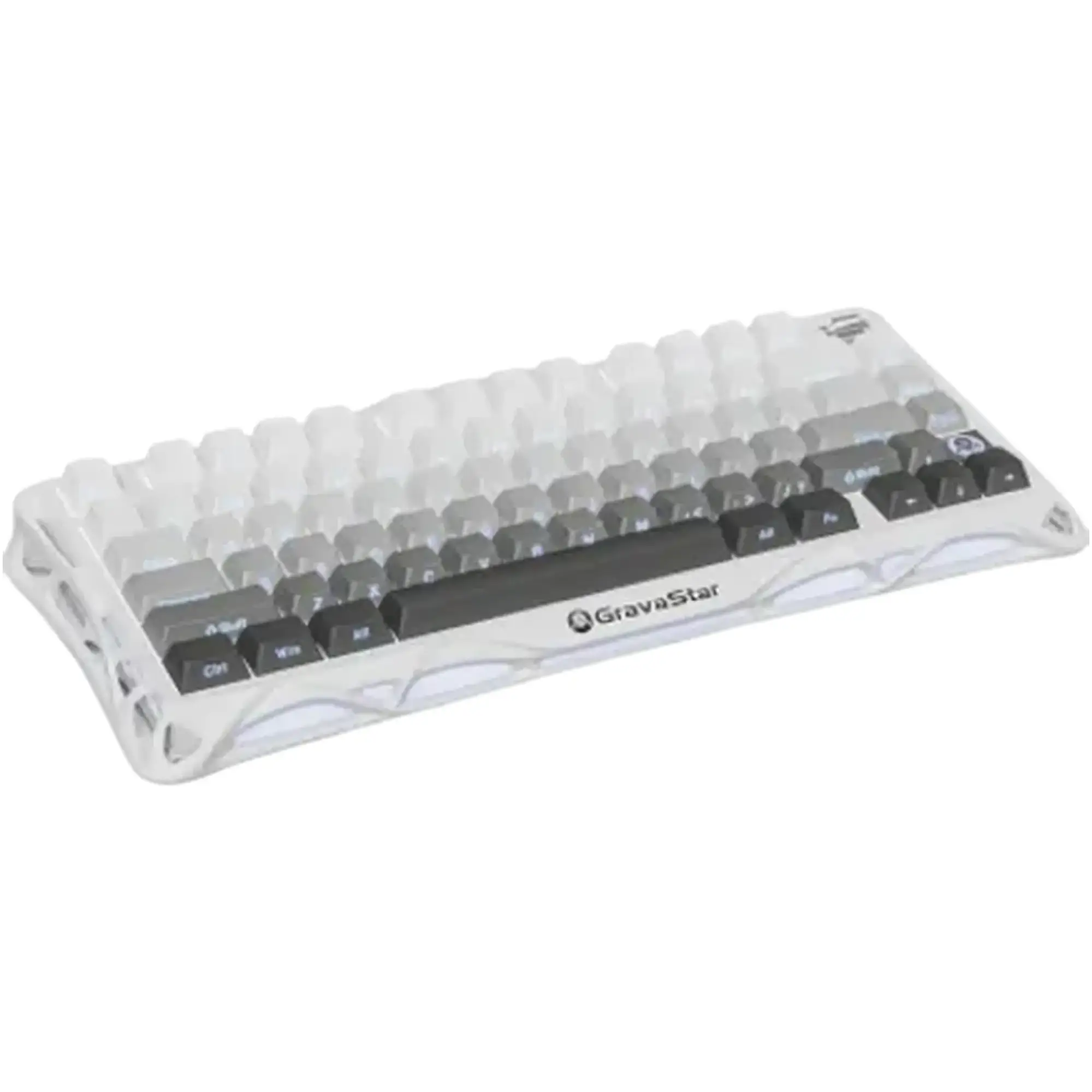 Купить Клавиатура GravaStar Mercury K1 TKL Wireless/Bluetooth/USB UA White (GSK1_GWHT) - фото 3