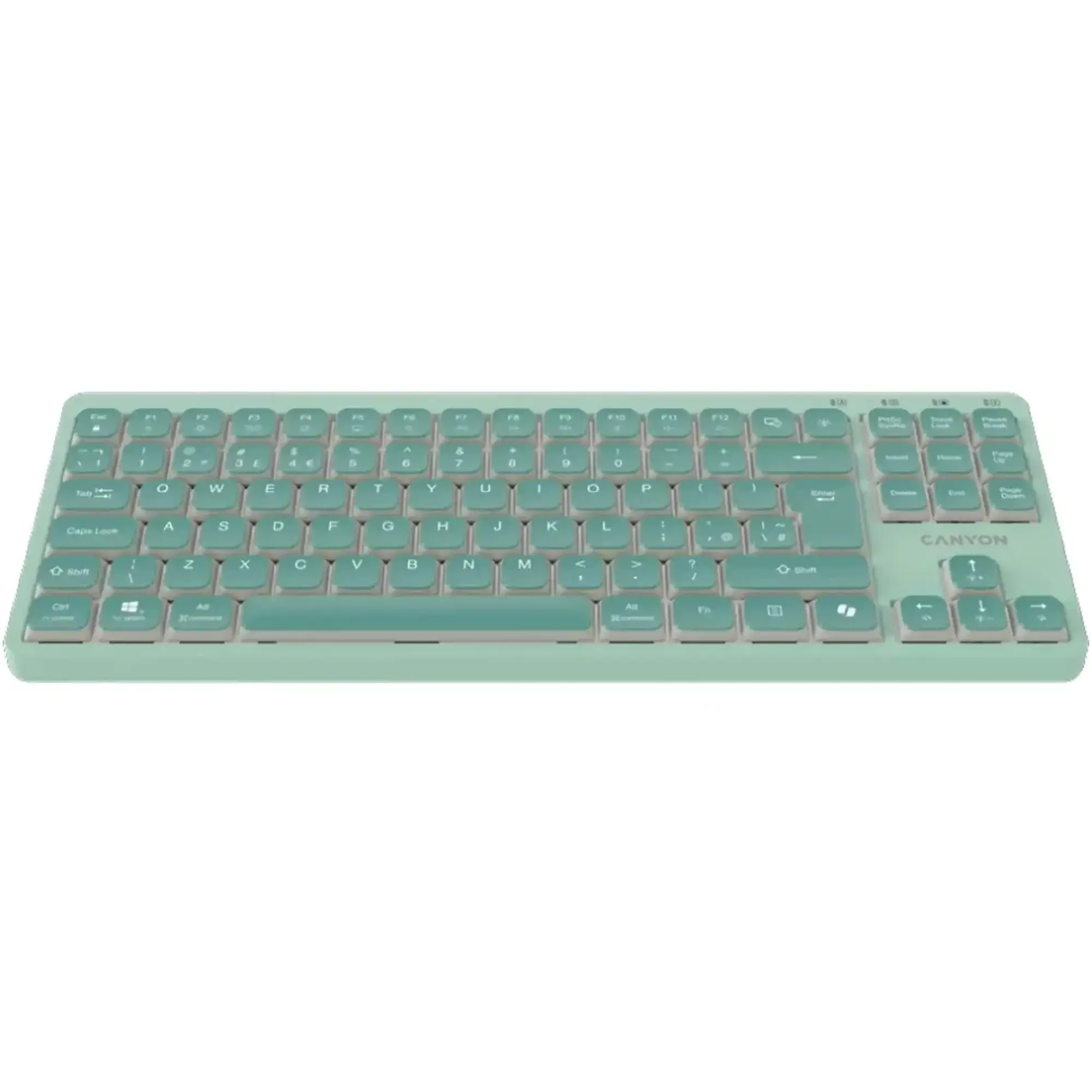 Купить Клавиатура Canyon OnType 10 TKL Mechanical Silent Low-profile USB UA Green (CNS-HKB10GR) - фото 2