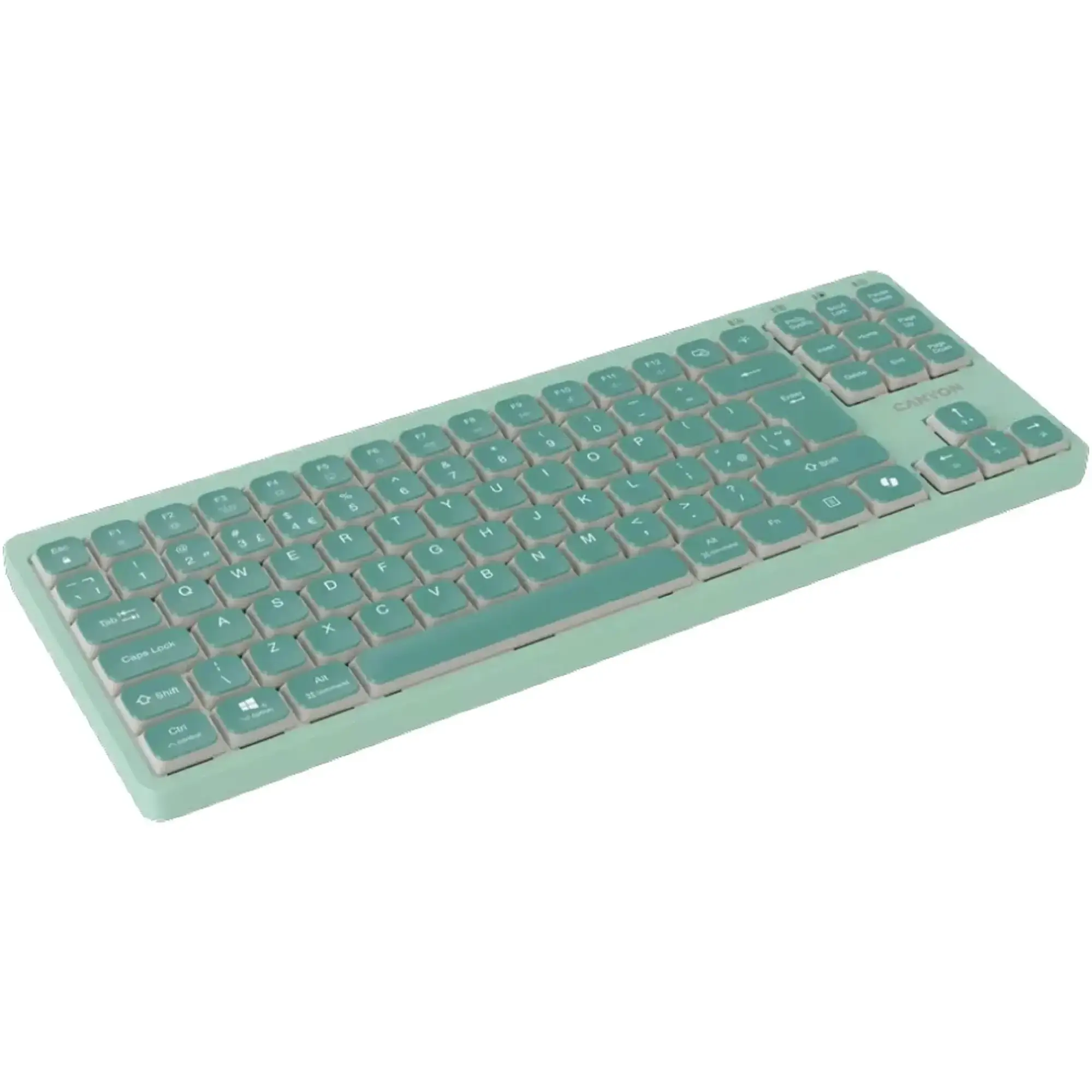 Купить Клавиатура Canyon OnType 10 TKL Mechanical Silent Low-profile USB UA Green (CNS-HKB10GR) - фото 3