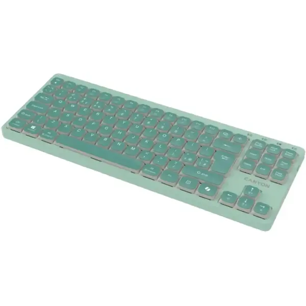 Купить Клавиатура Canyon OnType 10 TKL Mechanical Silent Low-profile USB UA Green (CNS-HKB10GR) - фото 4