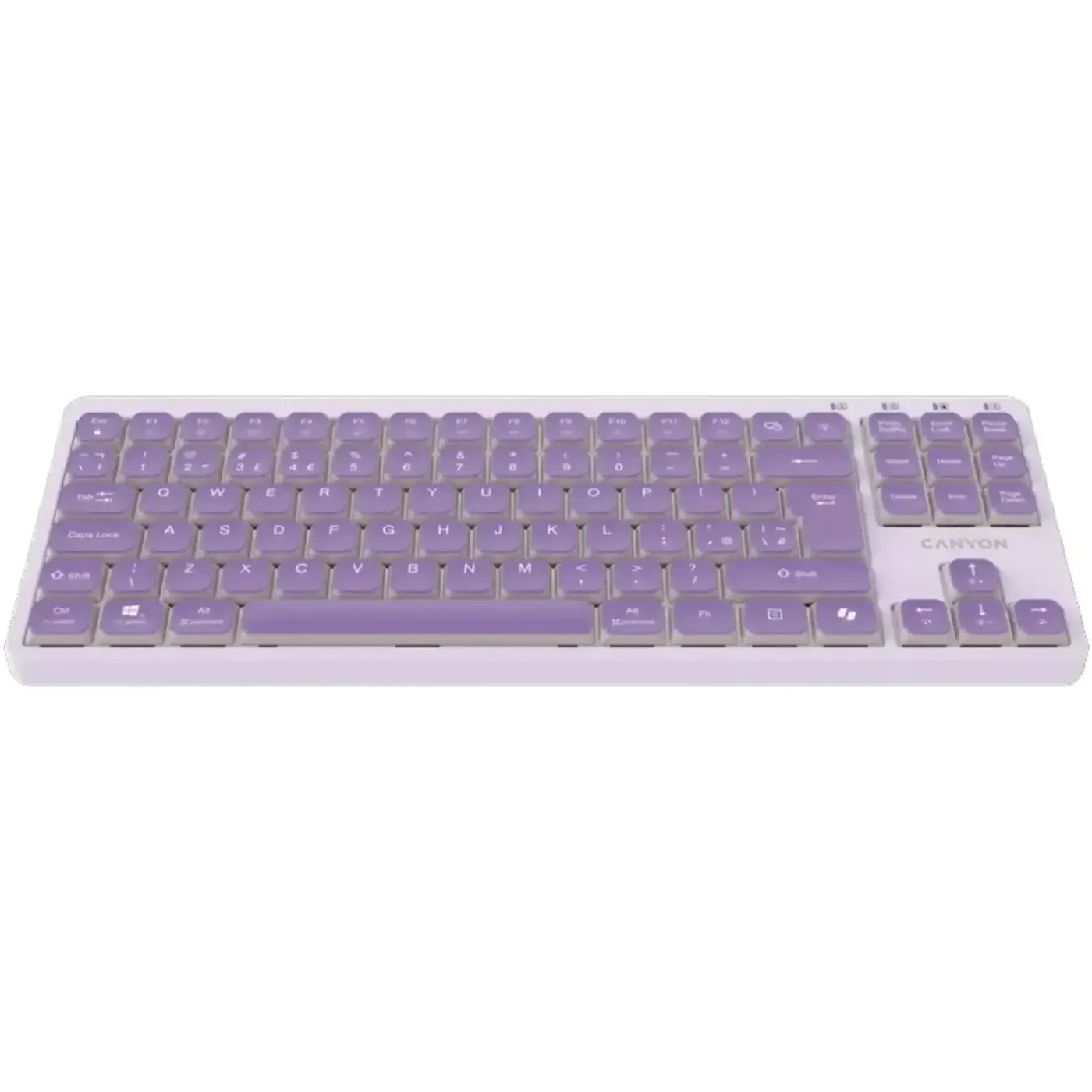 Купить Клавиатура Canyon OnType 10 TKL Mechanical Silent Low-profile USB UA Violet (CNS-HKB10V) - фото 2