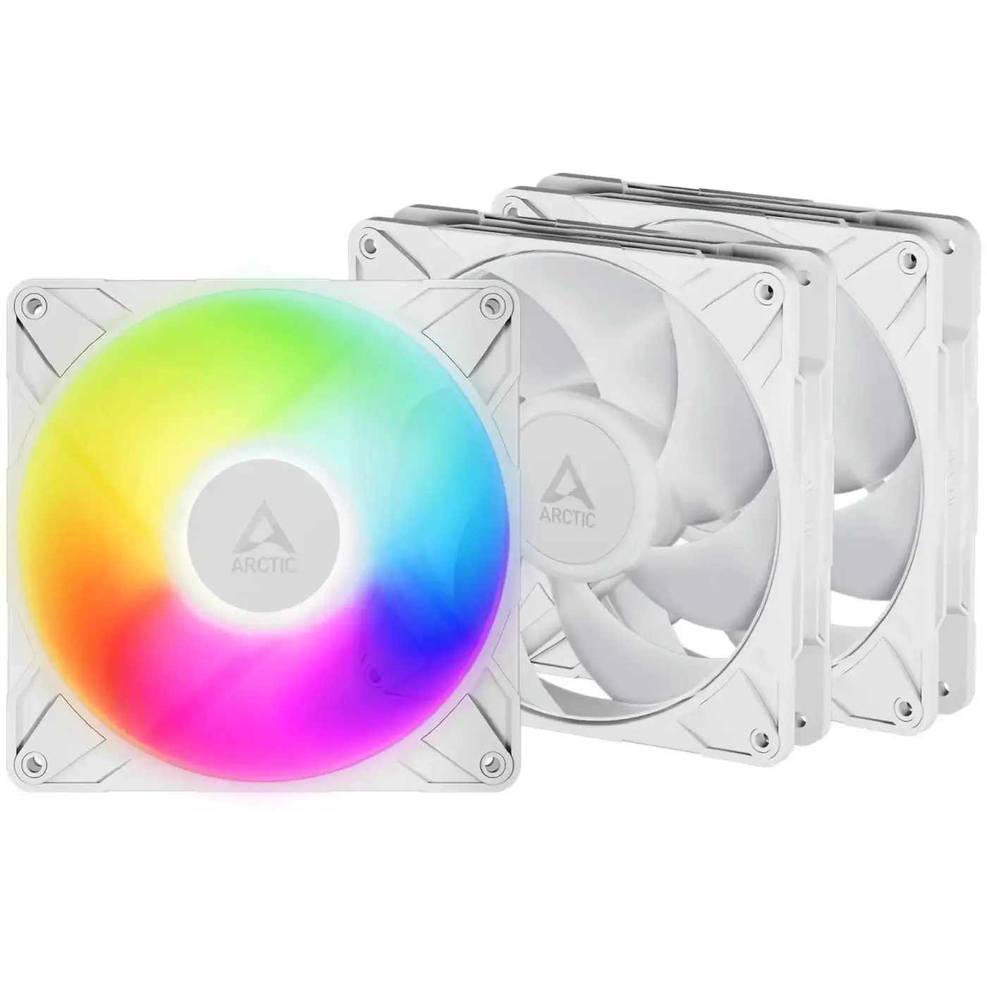 Купить Вентилятор Arctic P14 PRO A-RGB 3-Pack White (ACFAN00321A) - фото 1