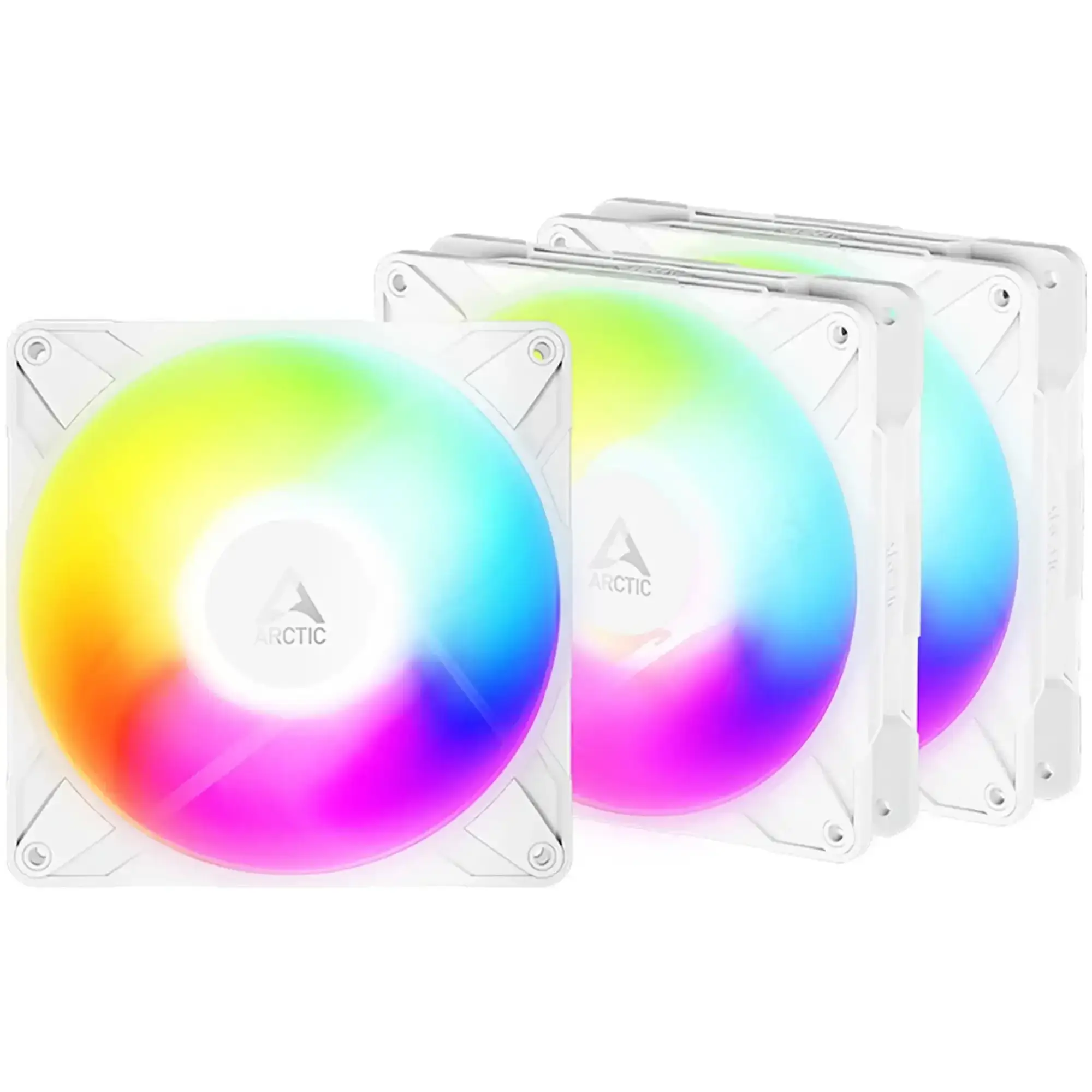 Купить Вентилятор Arctic P14 PRO REVERSE ARGB 3-Pack White (ACFAN00328A) - фото 1