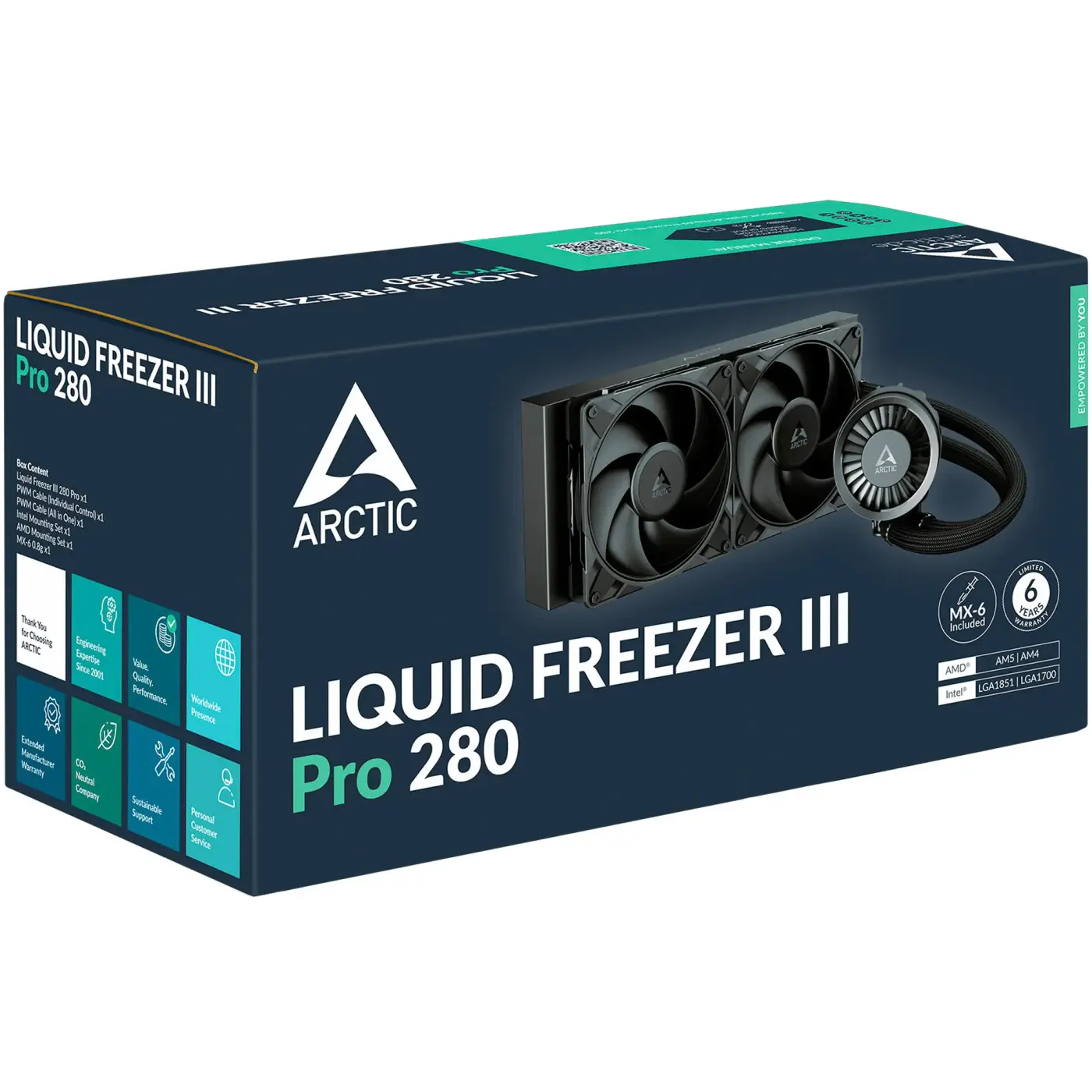 Купити Система водяного охолодження Arctic Liquid Freezer III Pro 280 (ACFRE00179A) - фото 6