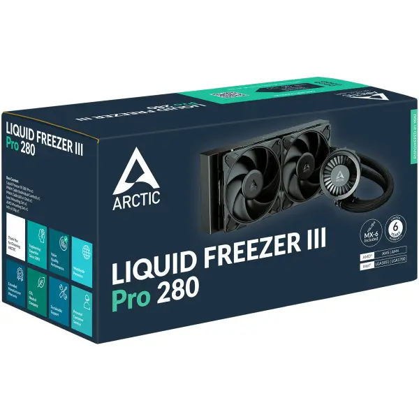Купити Система водяного охолодження Arctic Liquid Freezer III Pro 280 (ACFRE00179A) - фото 6