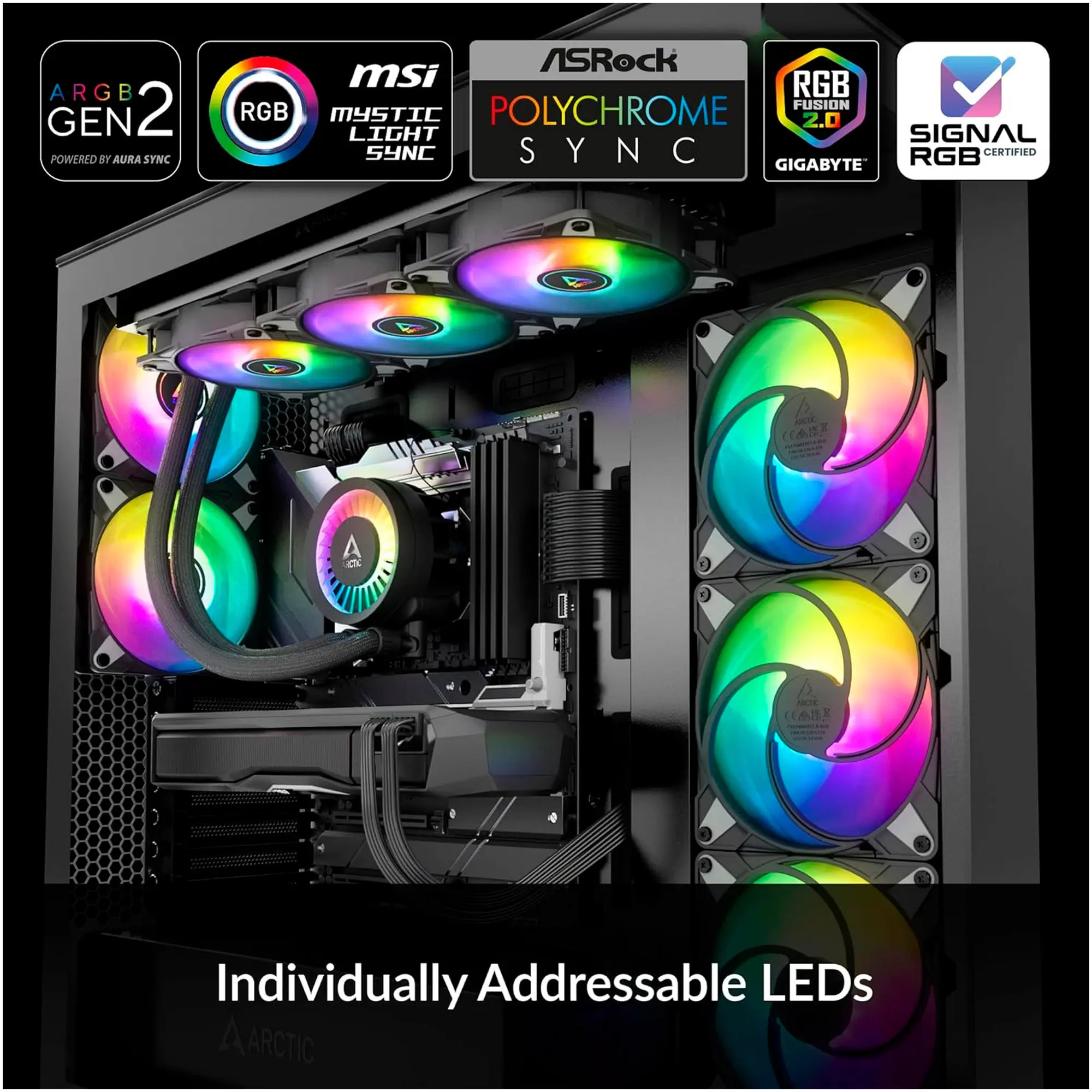 Купити Система водяного охолодження Arctic Liquid Freezer III Pro 360 A-RGB SI (ACFRE00169A) - фото 12