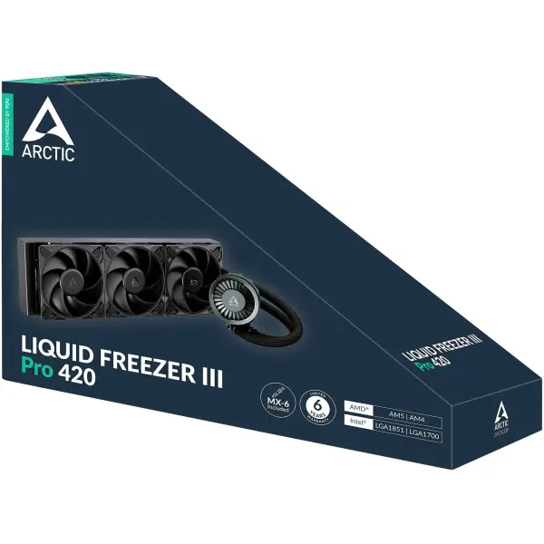 Купити Система водяного охолодження Arctic Liquid Freezer III Pro 420 (ACFRE00181A) - фото 6