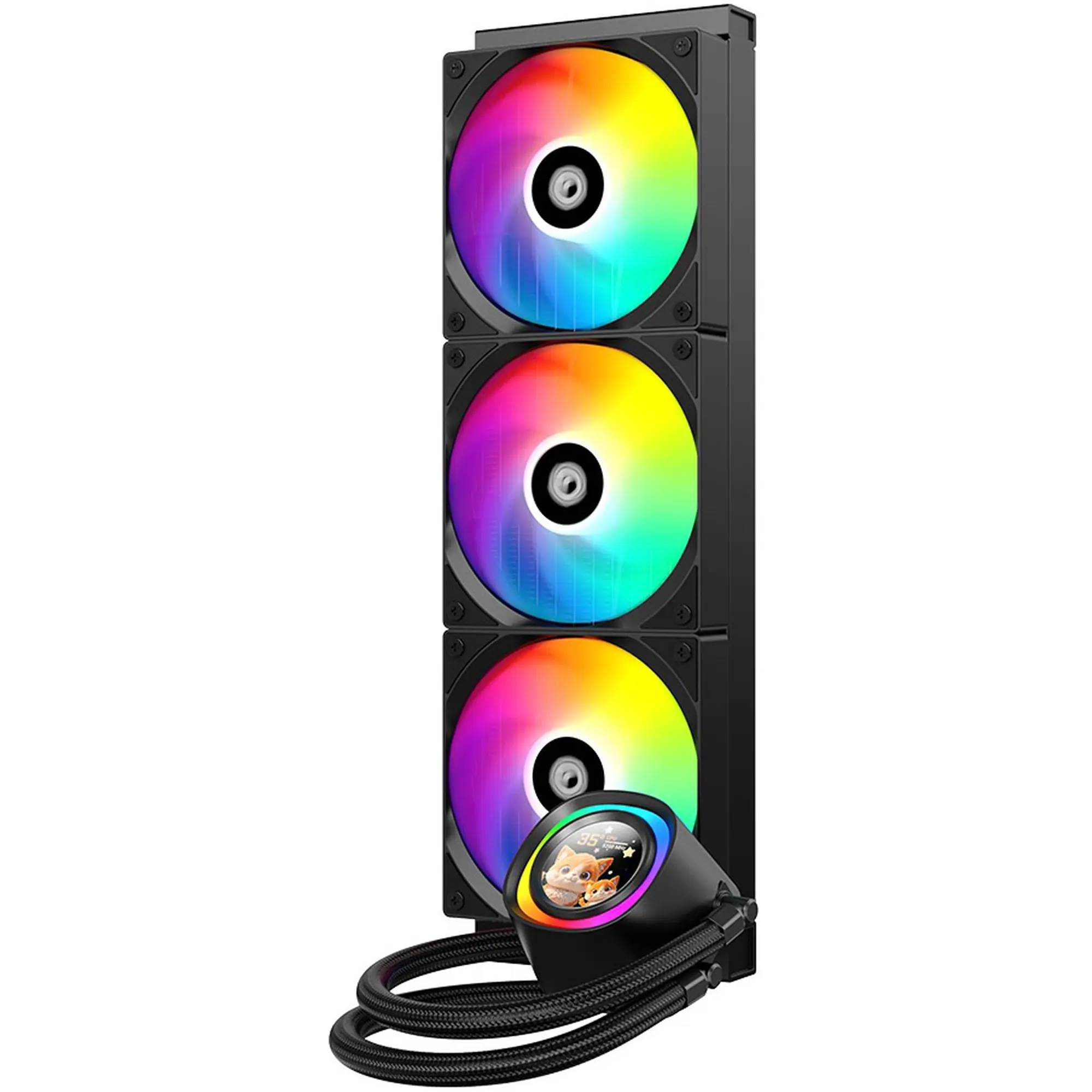 Купити Система водяного охолодження ID-Cooling FX360 LCD - фото 2