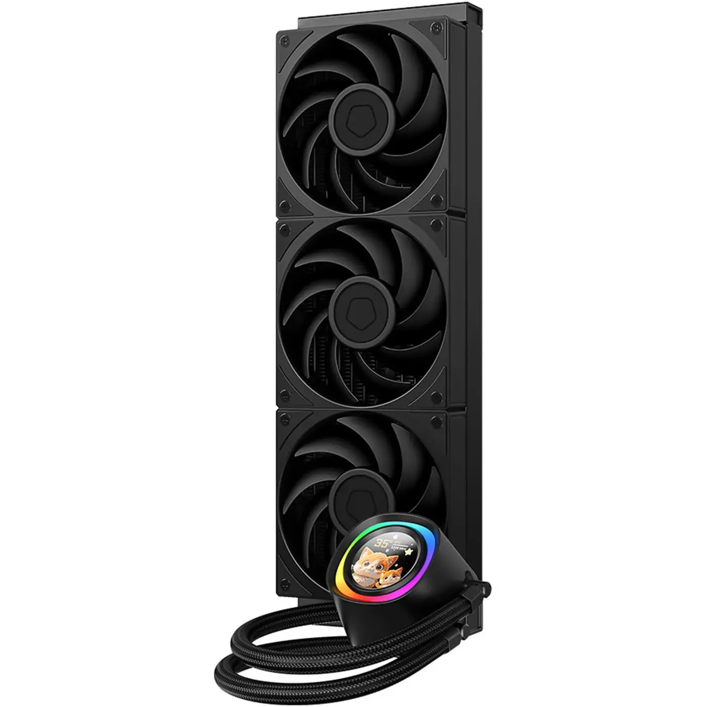 Купить Система водяного охлаждения ID-Cooling FX360 LCD PE - фото 2