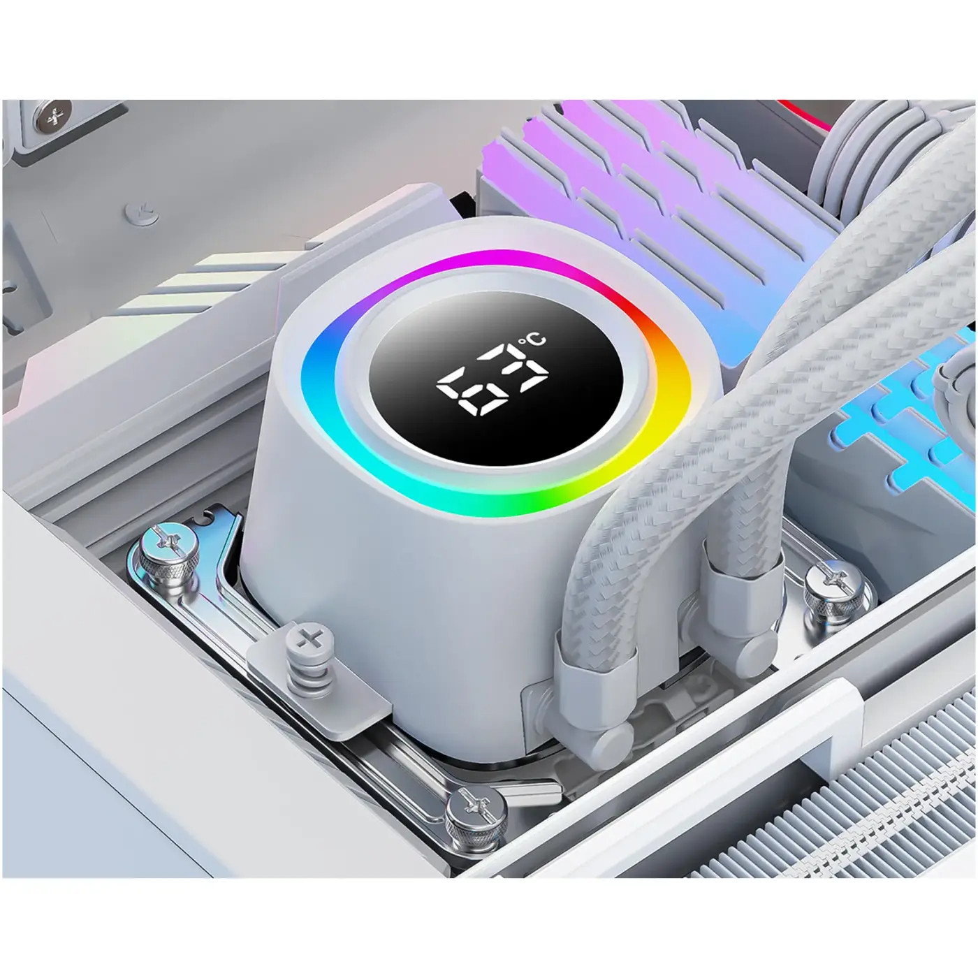 Купити Система водяного охолодження ID-Cooling FX360 TD White - фото 13