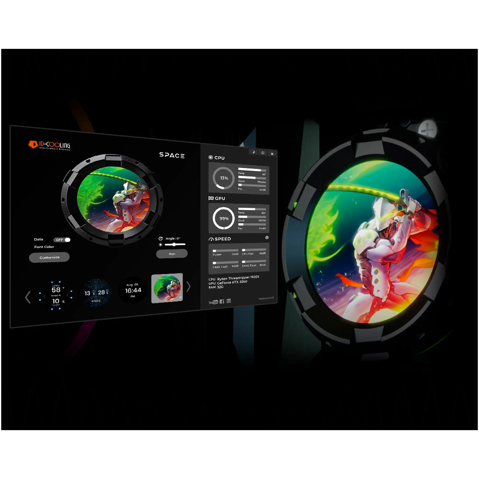 Купити Система водяного охолодження ID-Cooling SL360 Pro SE - фото 10