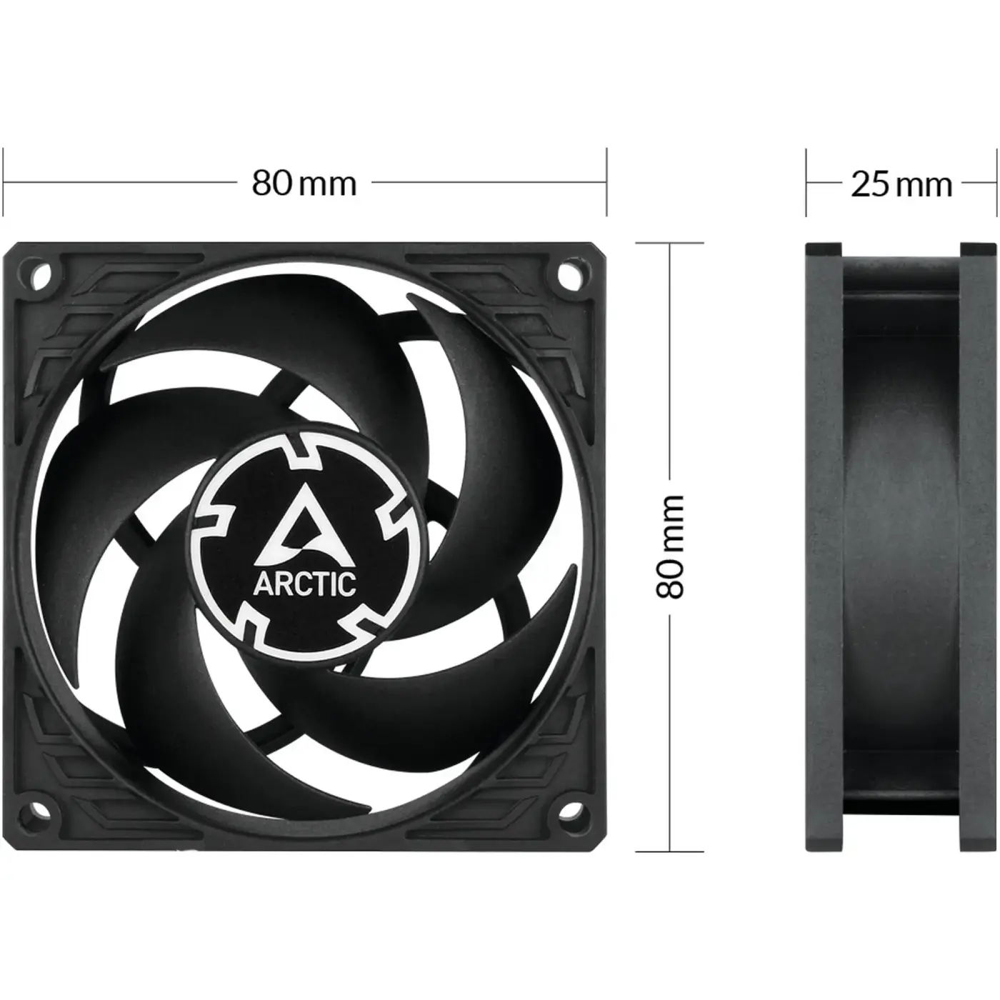 Купити Вентилятор Arctic P8 Max Black (ACFAN00286A) - фото 6
