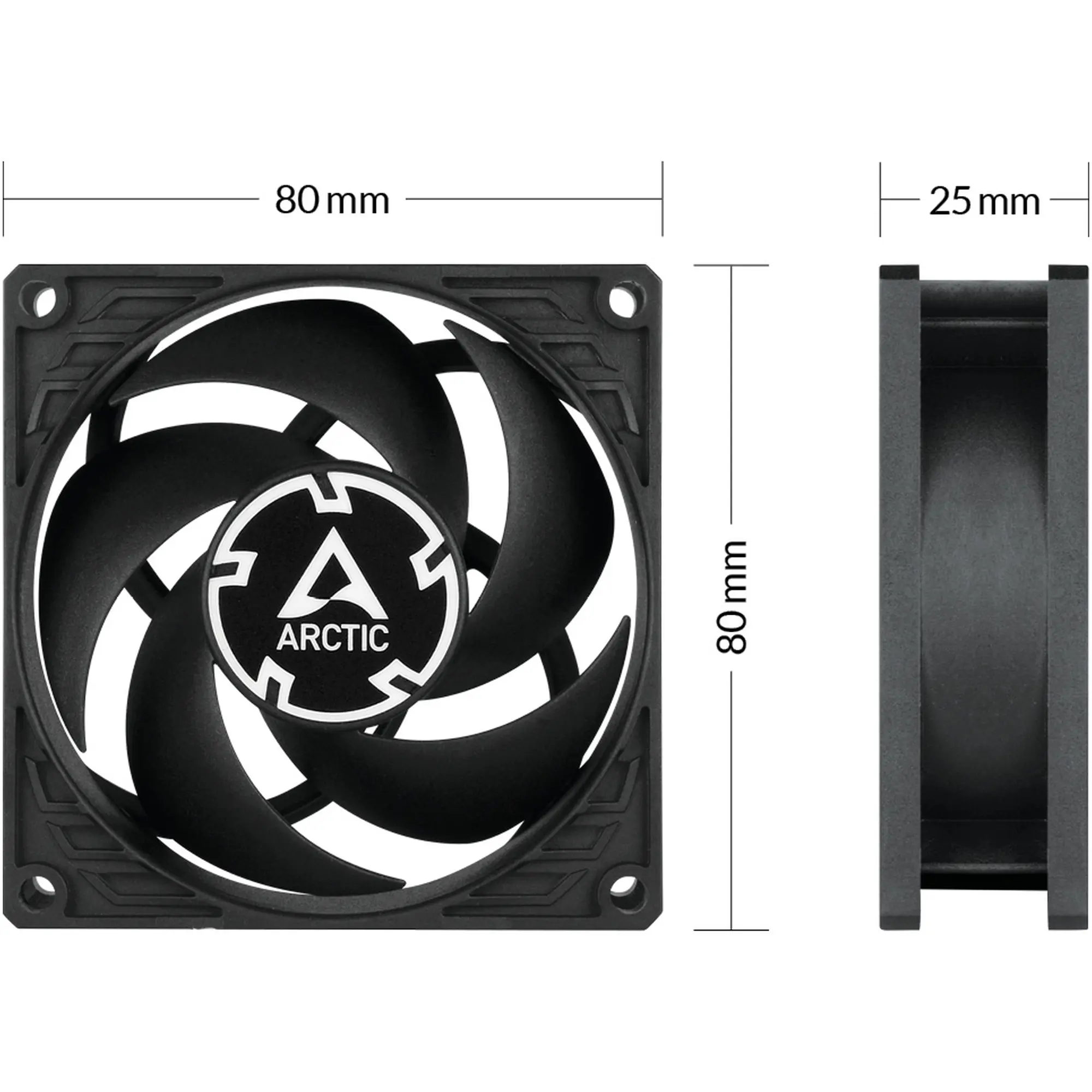 Купити Вентилятор Arctic P8 Max Black (ACFAN00286A) - фото 6