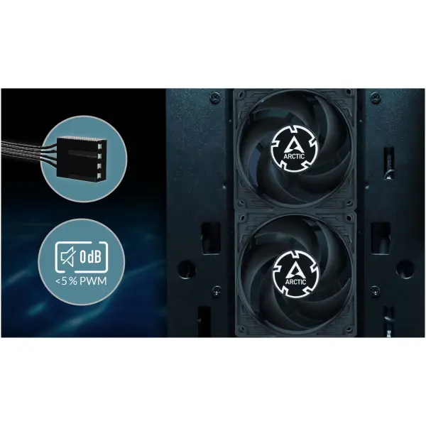 Купити Вентилятор Arctic P8 Max Black (ACFAN00286A) - фото 9