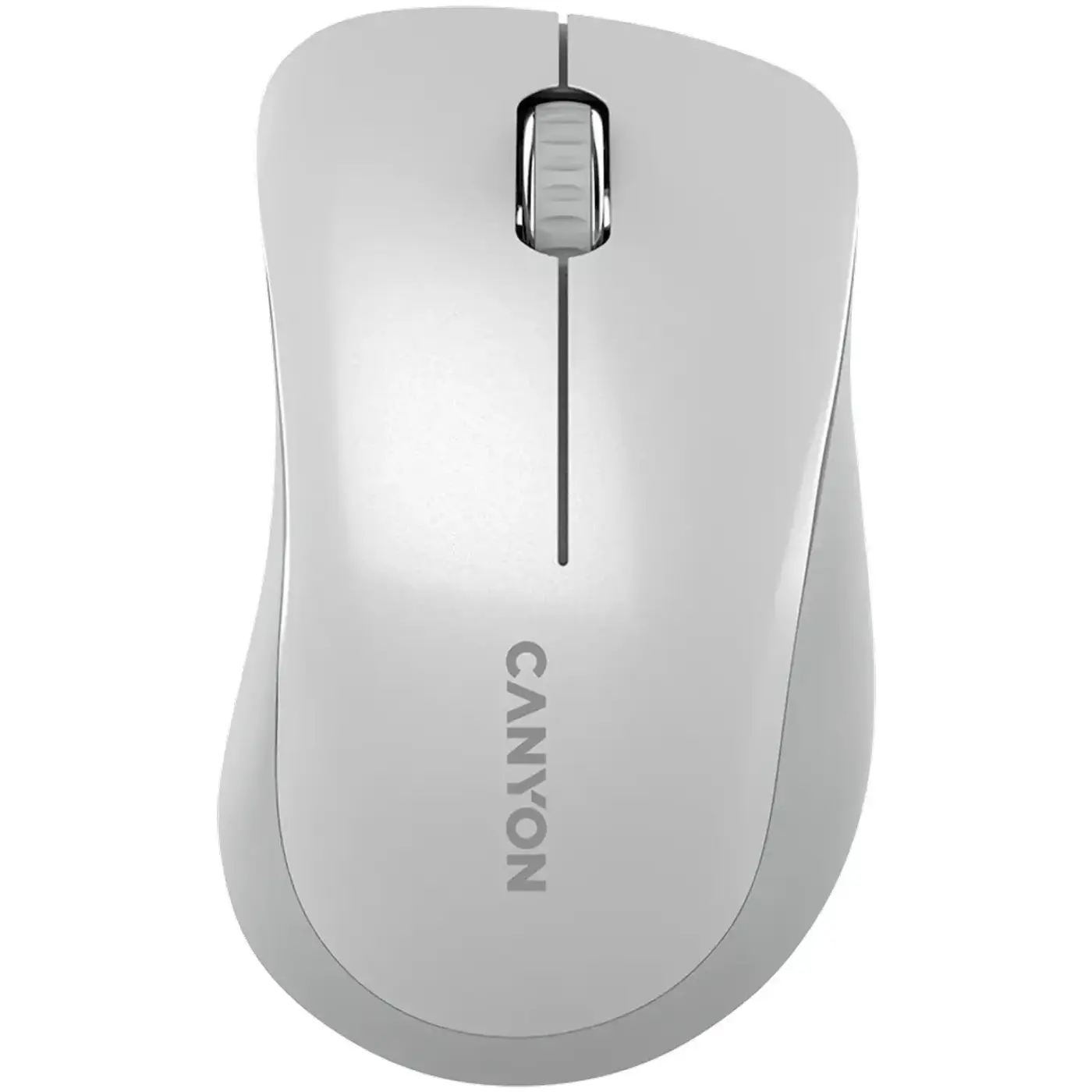 Купити Мишка Canyon MW-11 Wireless Pixart White Grey (CNE-CMSW11PW) - фото 1
