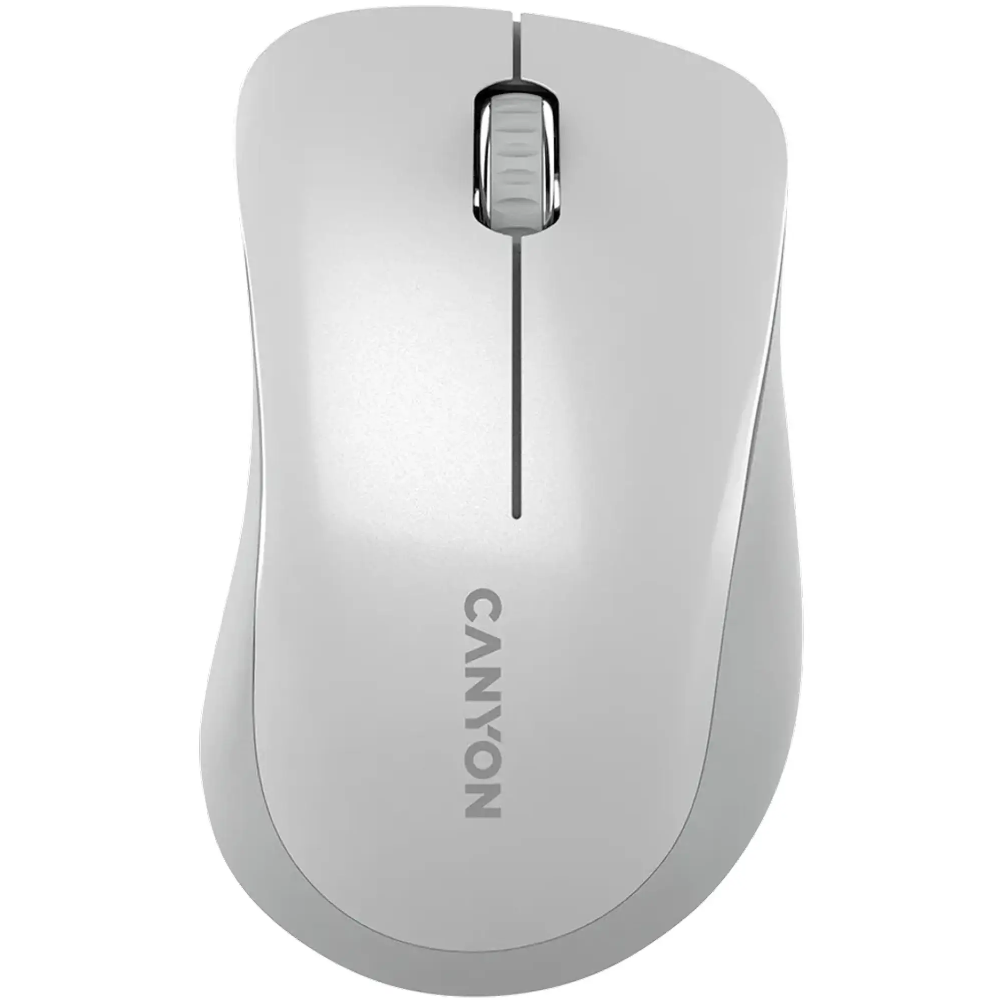 Купити Мишка Canyon MW-11 Wireless Pixart White Grey (CNE-CMSW11PW) - фото 1