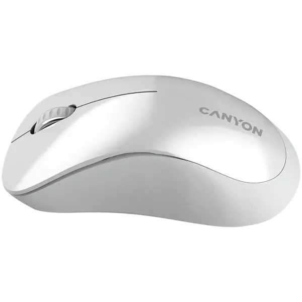 Купити Мишка Canyon MW-11 Wireless Pixart White Grey (CNE-CMSW11PW) - фото 3