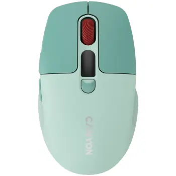 Купити Мишка Canyon MW-26 LCD Silent Wireless/Bluetooth Green (CNS-CMSW26GR) - фото 1