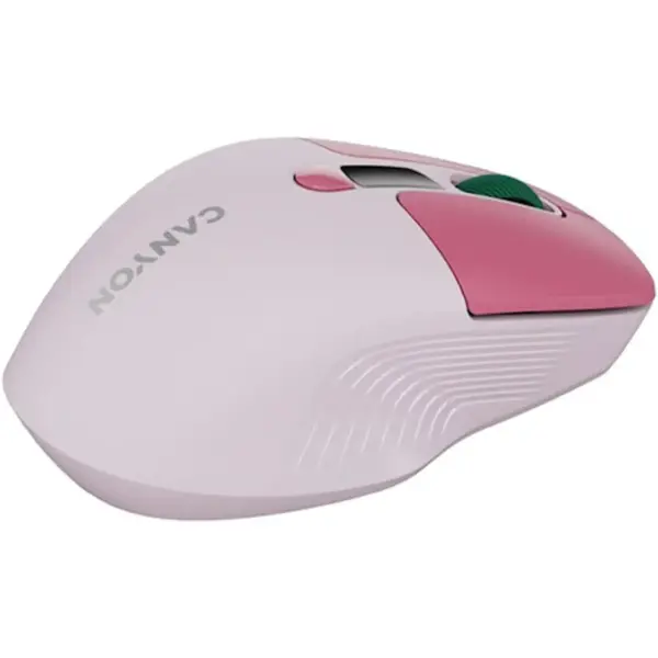 Купити Мишка Canyon MW-26 LCD Silent Wireless/Bluetooth Pink (CNS-CMSW26P) - фото 3