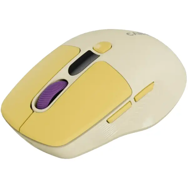 Купити Мишка Canyon MW-26 LCD Silent Wireless/Bluetooth Yellow (CNS-CMSW26Y) - фото 2