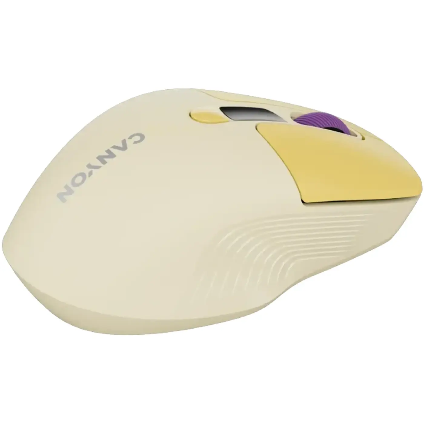 Купити Мишка Canyon MW-26 LCD Silent Wireless/Bluetooth Yellow (CNS-CMSW26Y) - фото 4