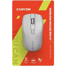 Купити Мишка Canyon MW-7 Wireless White (CNE-CMSW07W) - фото 6