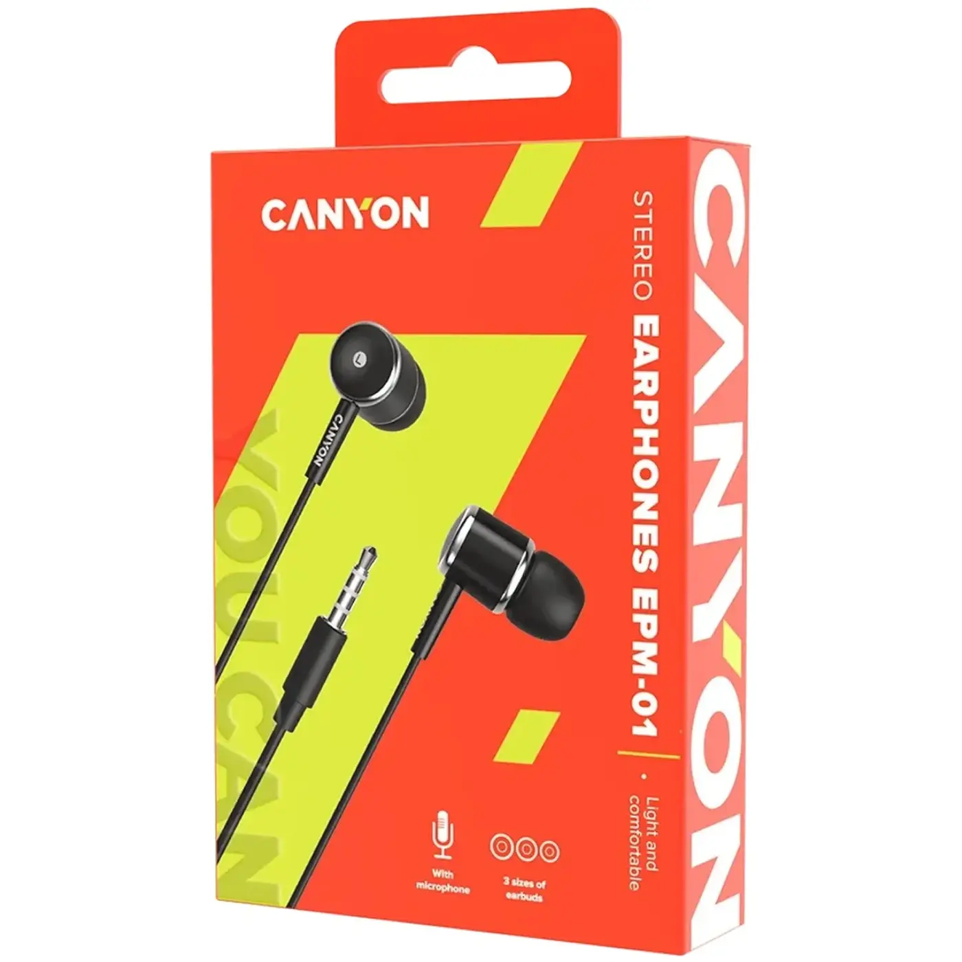 Купить Наушники Canyon EPM-01 Black (CNE-CEPM01B) - фото 3