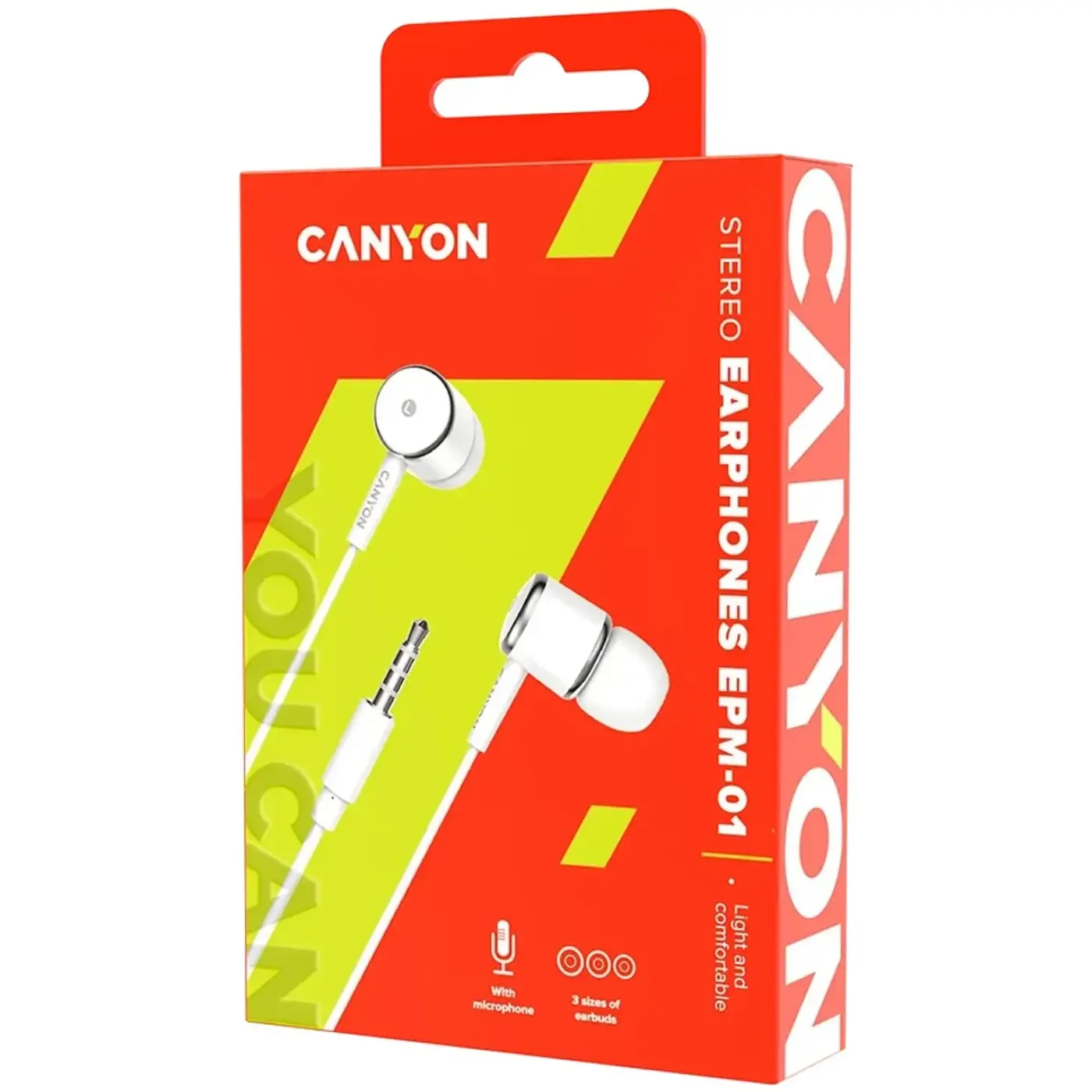 Купить Наушники Canyon EPM-01 White (CNE-CEPM01W) - фото 3