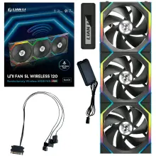 Купить Вентилятор Lian Li Uni Fan SL Wireless 120 3-Pack Black (G99.12SL1W3B.00) - фото 9