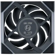Купити Вентилятор Lian Li Uni Fan SL Wireless LCD 120 Reverse Blade Black (G99.12RSLLCD1W1B.00) - фото 4