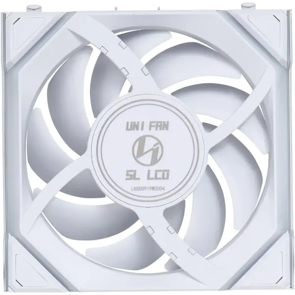 Купити Вентилятор Lian Li Uni Fan SL Wireless LCD 120 Reverse Blade White (G99.12RSLLCD1W1W.00) - фото 4
