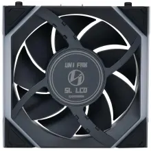 Купити Вентилятор Lian Li Uni Fan SL Wireless LCD 120 3-Pack Black (G99.12SLLCD1W3B.00) - фото 4
