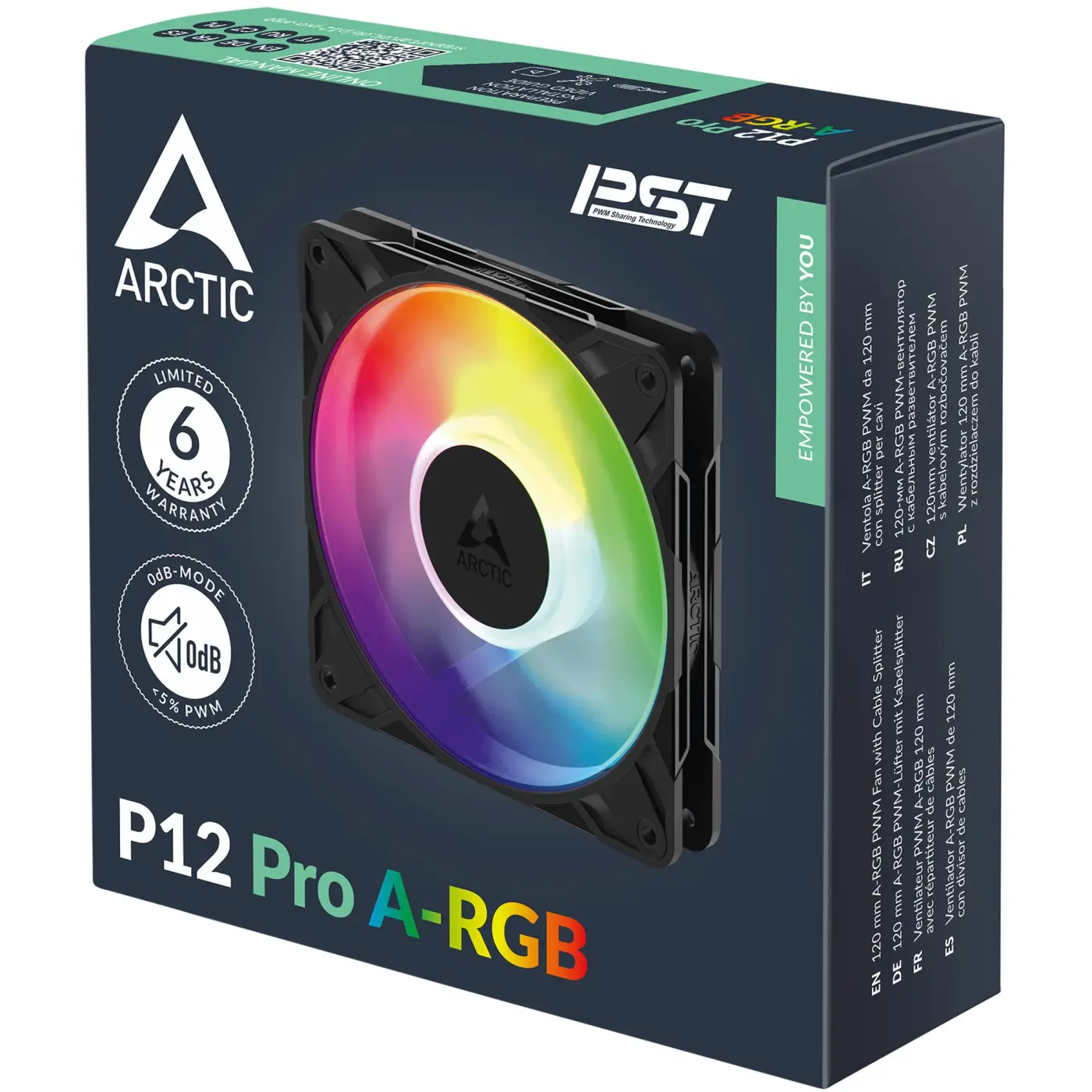 Купить Вентилятор Arctic P12 Pro A-RGB Black (ACFAN00309A) - фото 6
