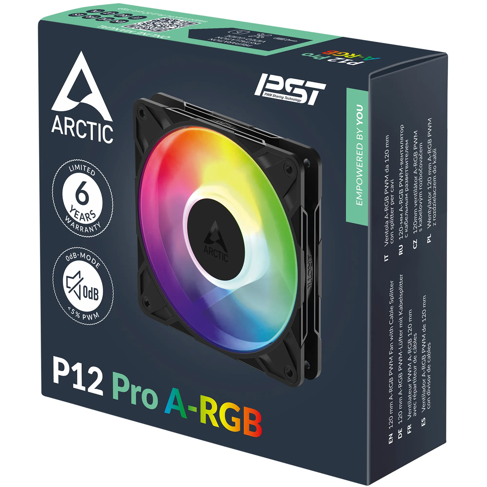 Купить Вентилятор Arctic P12 Pro A-RGB Black (ACFAN00309A) - фото 6