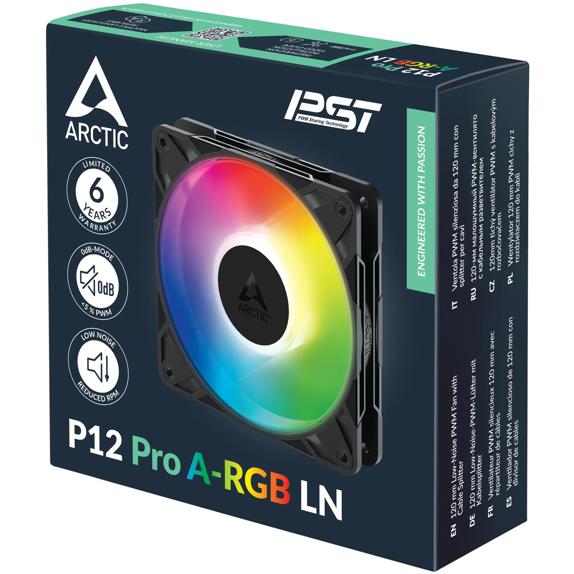 Купити Вентилятор Arctic P12 Pro A-RGB LN Black (ACFAN00344A) - фото 8