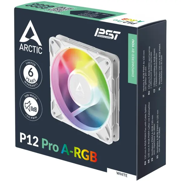 Купить Вентилятор Arctic P12 Pro A-RGB White (ACFAN00311A) - фото 8