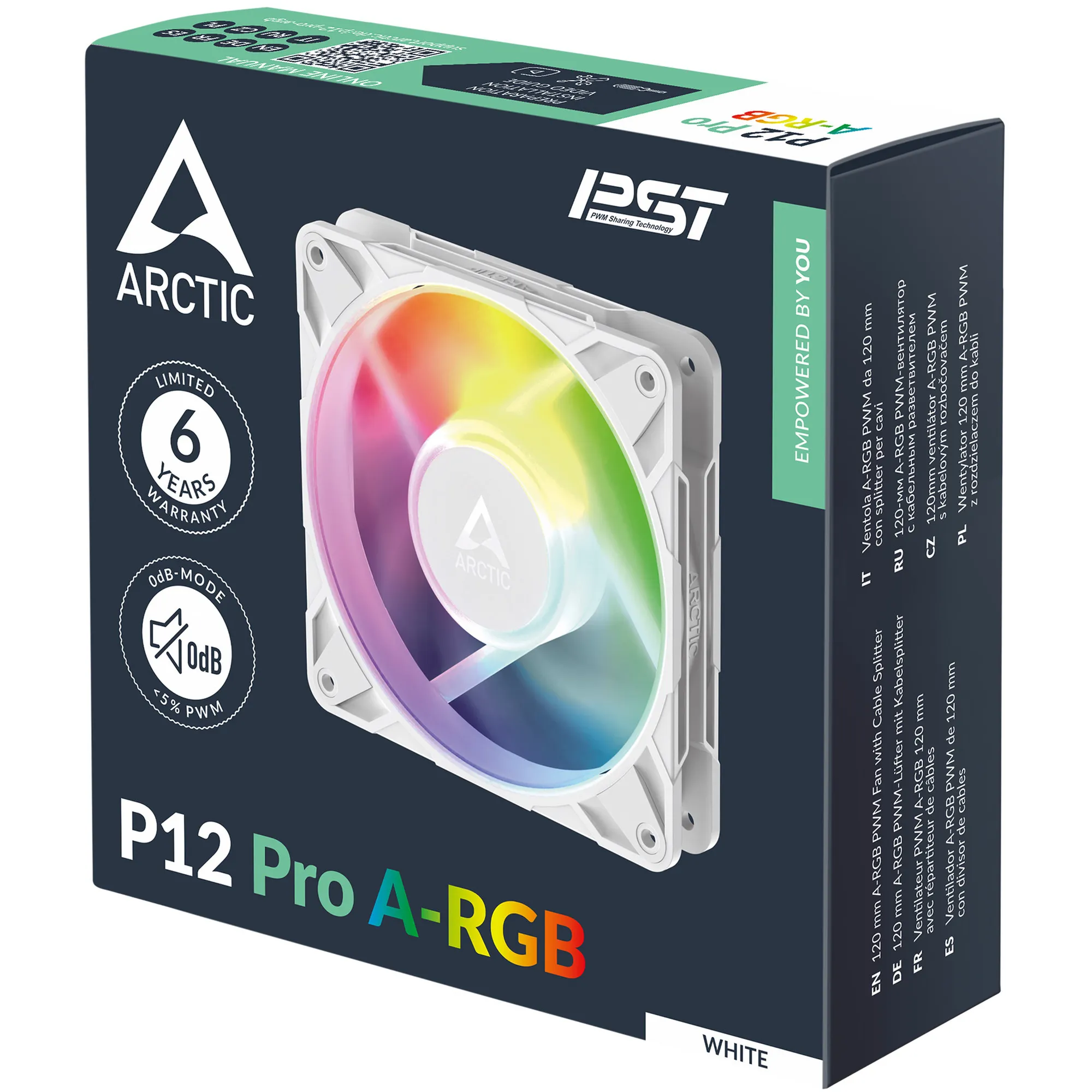 Купить Вентилятор Arctic P12 Pro A-RGB White (ACFAN00311A) - фото 8