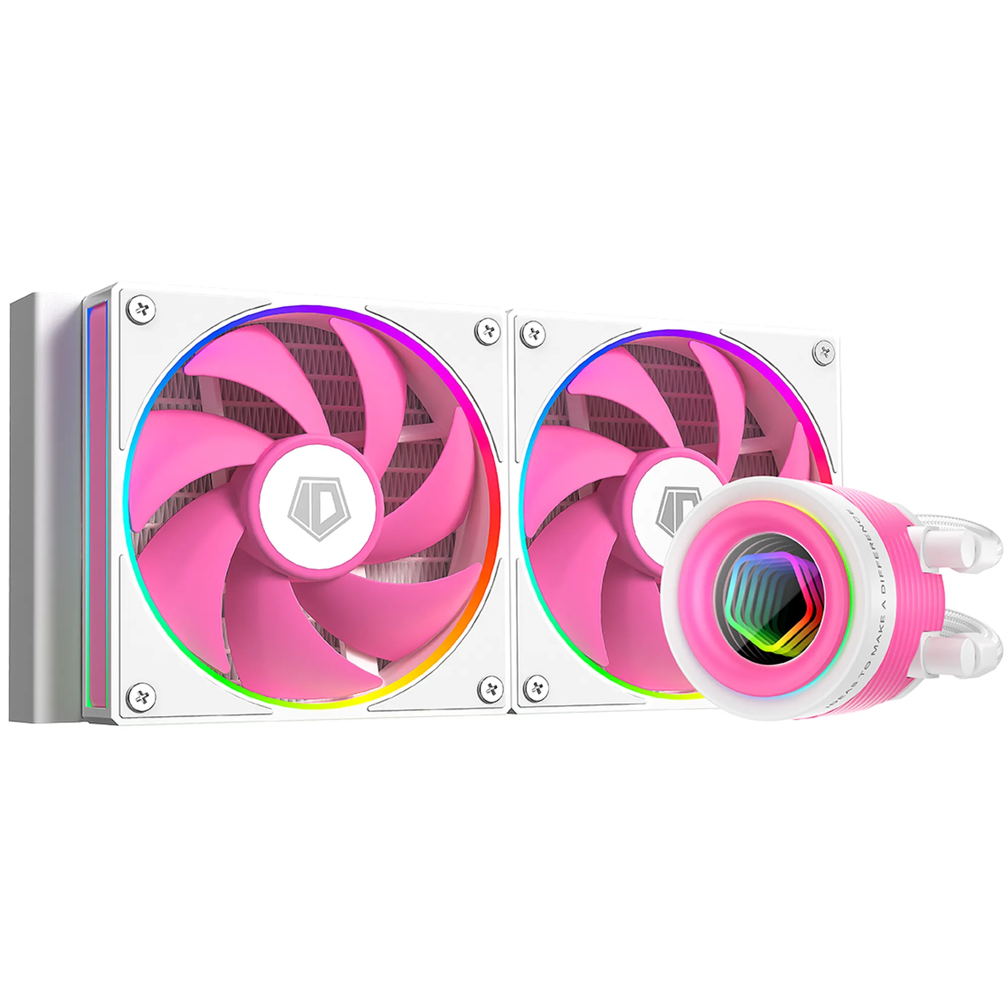 Купити Система водяного охолодження ID-Cooling FX240 INF Pink - фото 1